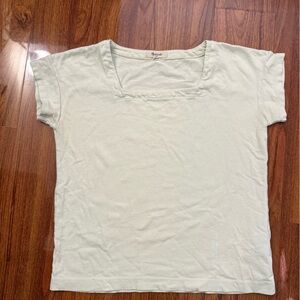 Madewell Light Sage Crewneck Tee